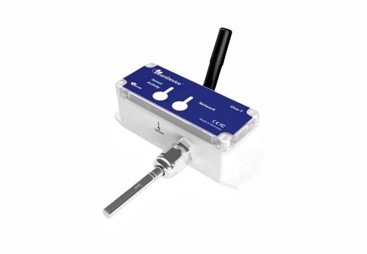BeanAir BeanDevice® 2.4GHz ONE-T 無線工業(ye) 物聯網溫度傳(chuan) 感器